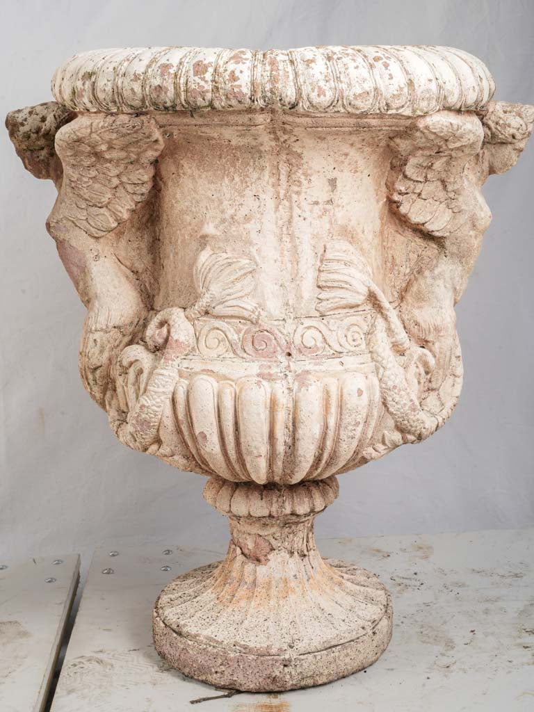 Striking entrance terracotta decorative urns