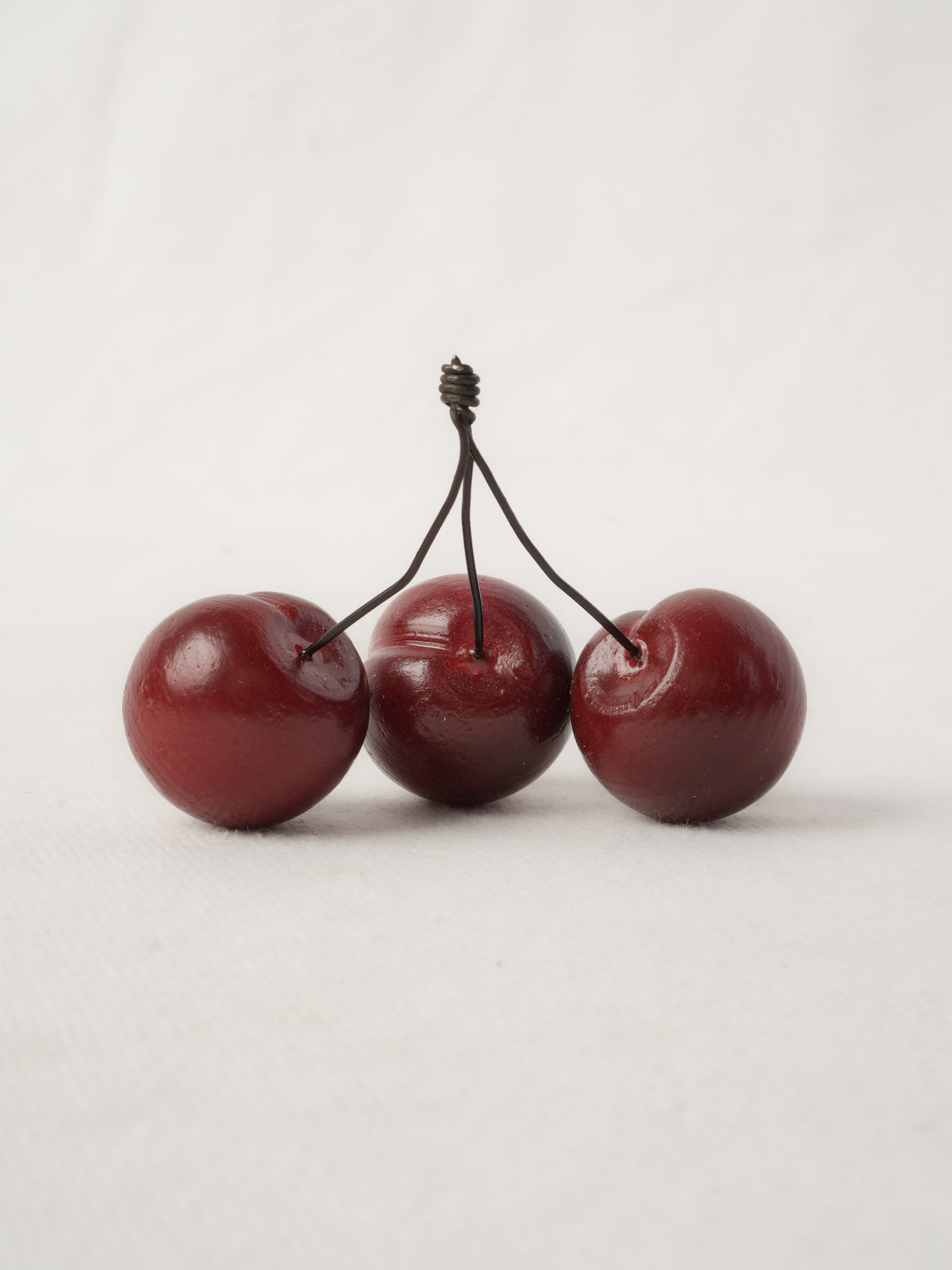 Vintage Faux Cherry Ornament