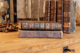 Six small hardcover books, 18th and 19th century