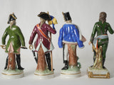 1940s/50s porcelain French military figurines - Decorative