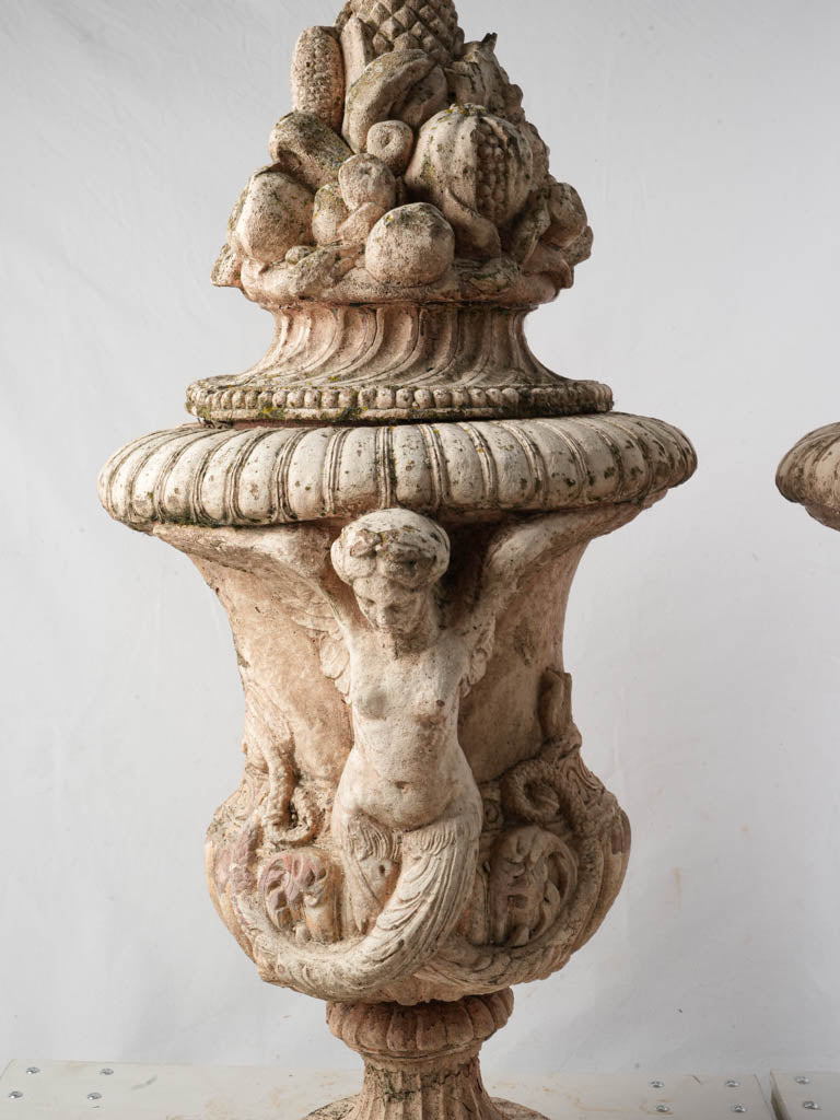 Historically inspired terracotta art pieces