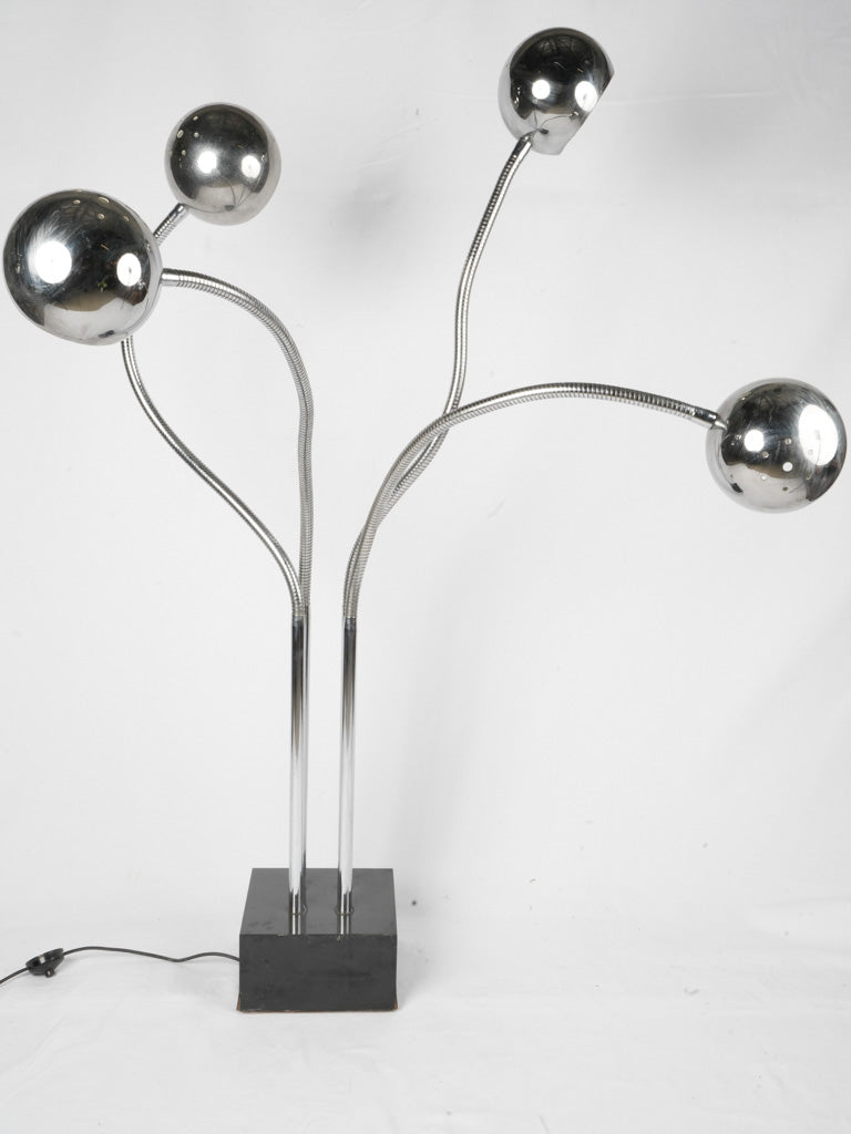 Adjustable French 1970s spotlight lamp
