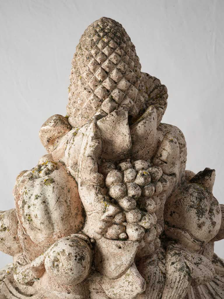 Renaissance-style terracotta decorative urns