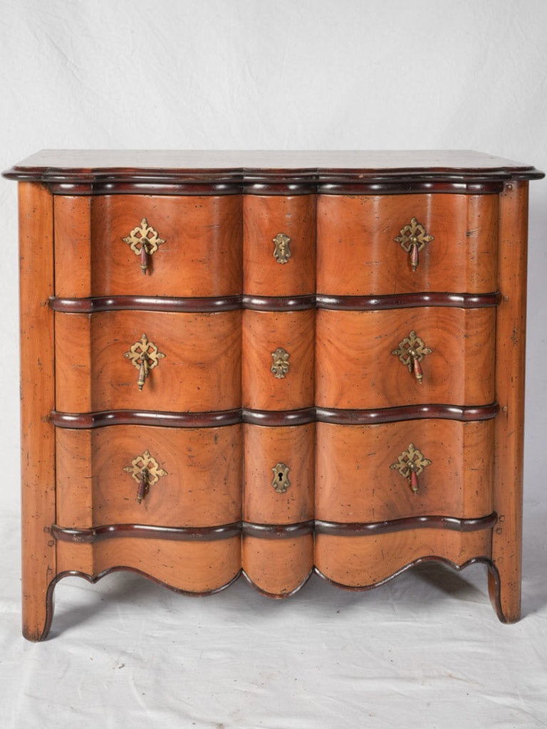 Handcrafted Cherrywood Chest with Patina