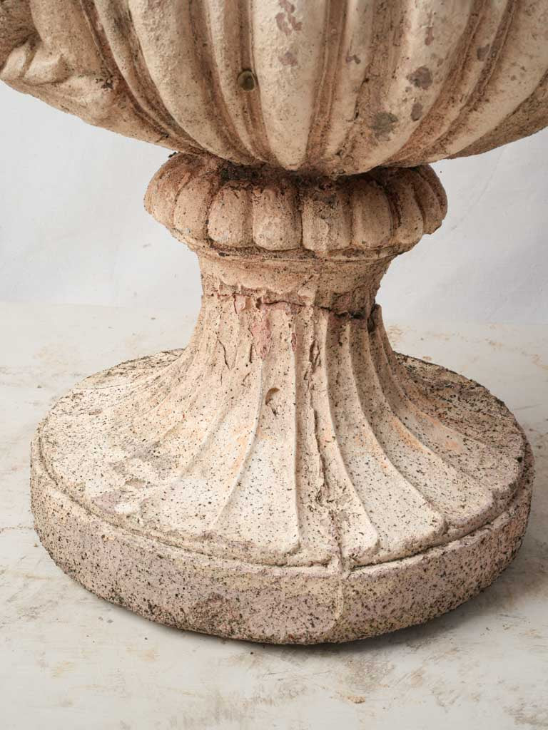 Artfully adorned terracotta decorative planters