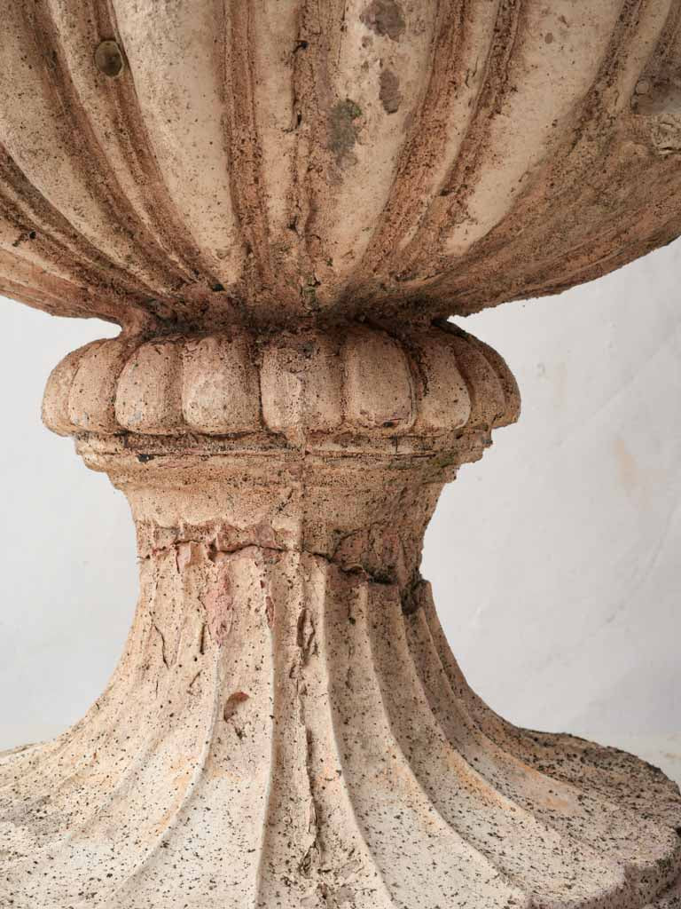 Distinctively styled Italian art urns