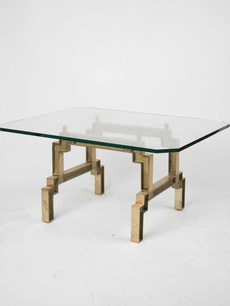 Iconic Ghyczy glass-top coffee table