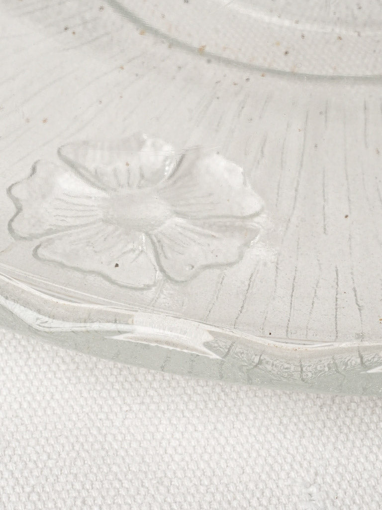 Large Vintage Pressed Glass Cheese Dome - 11¾"