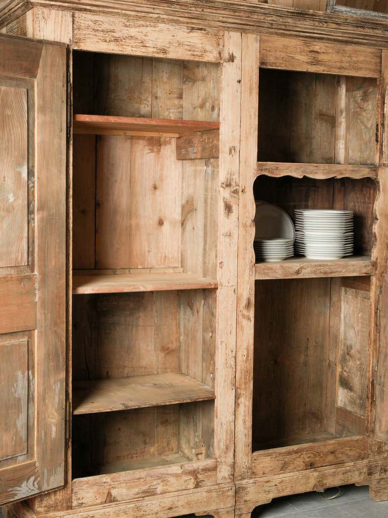 Patina-enhanced furniture piece