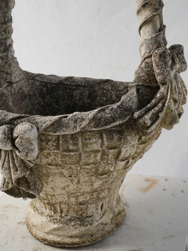 Stately French-inspired concrete planter