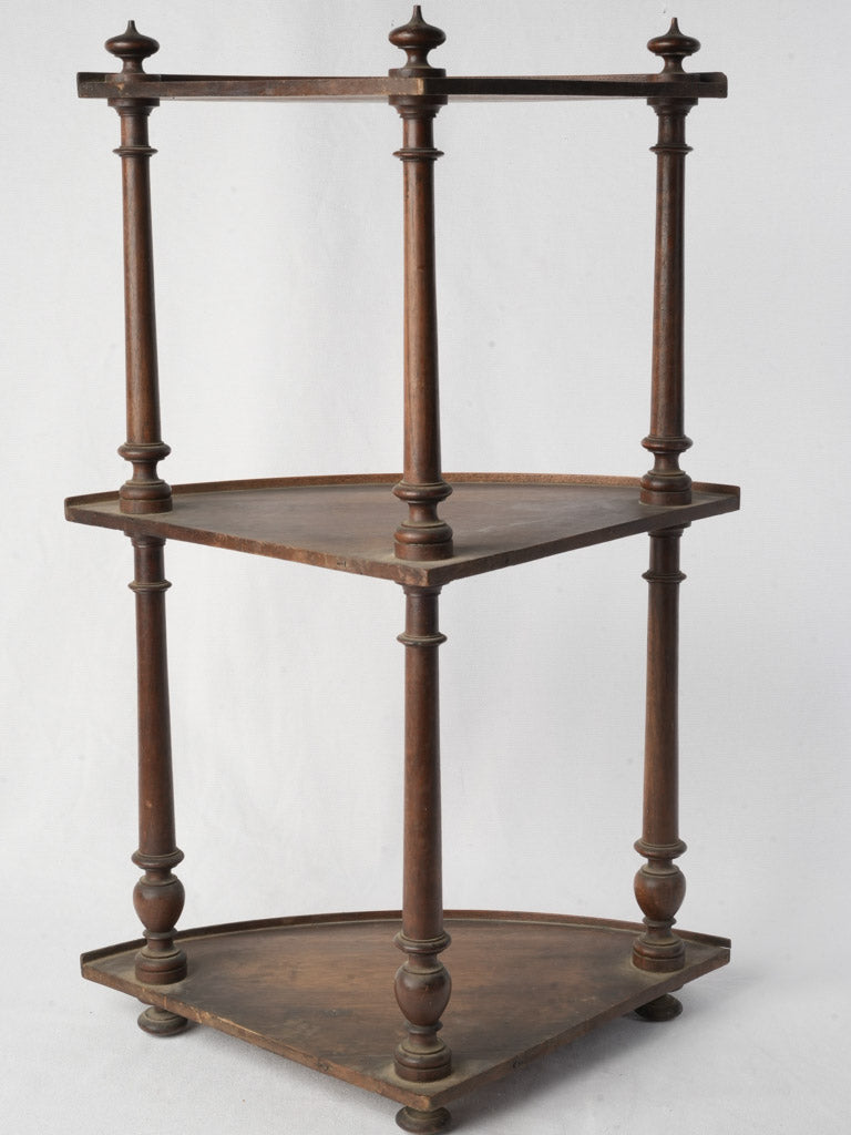 Warm decorative bedroom shelf  