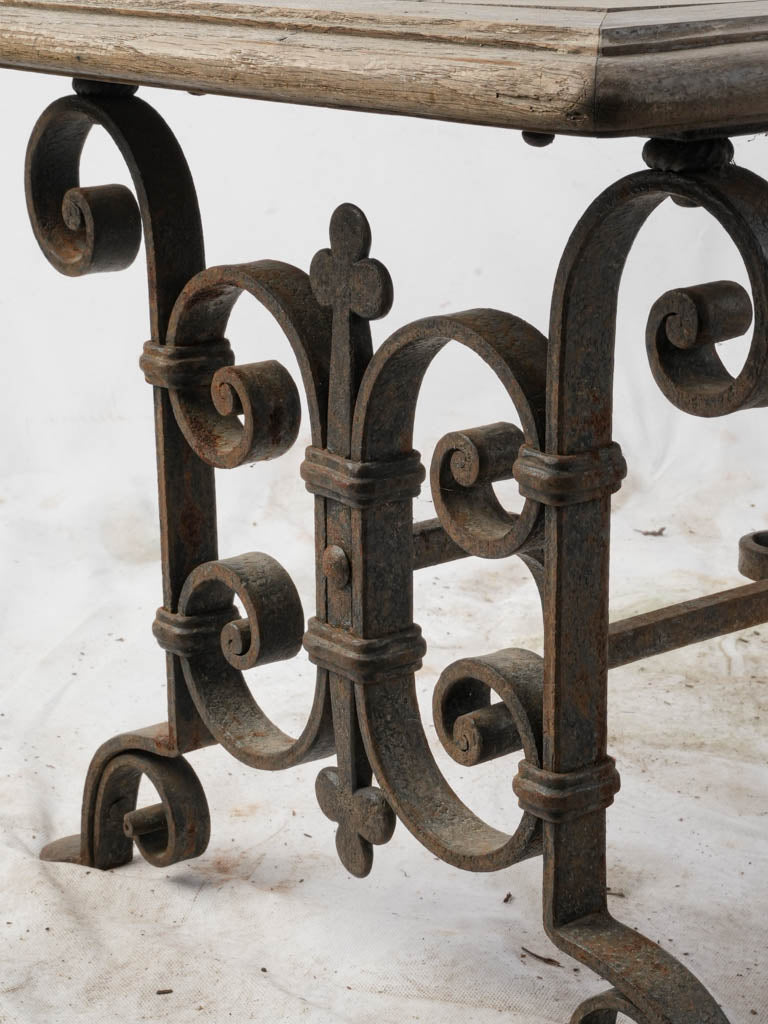 Antique oak furniture piece