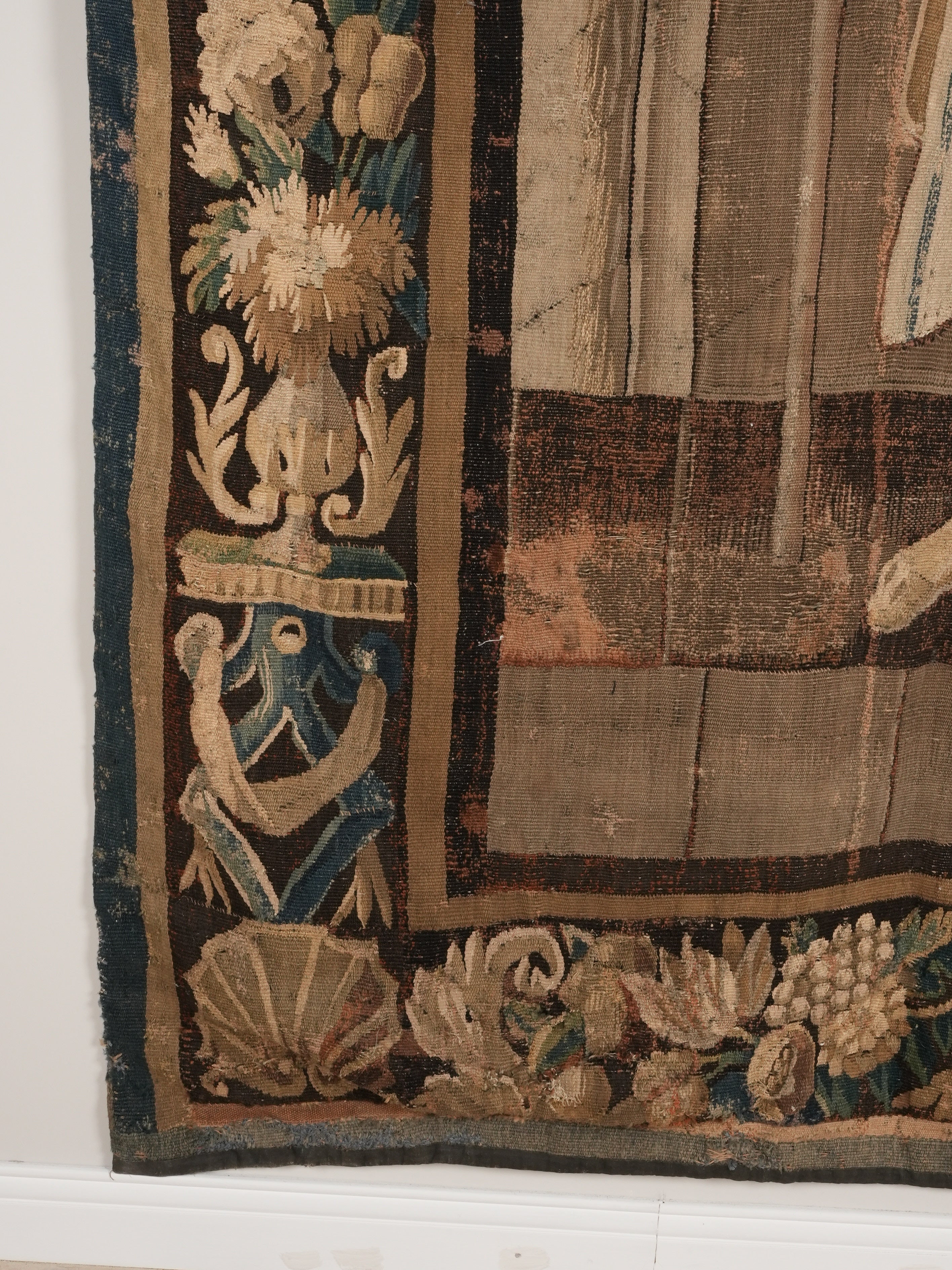 Aubusson tapestry with historical charm