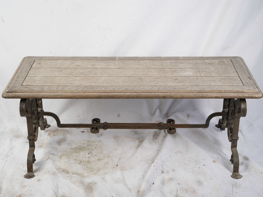 Elegant retro wood seating