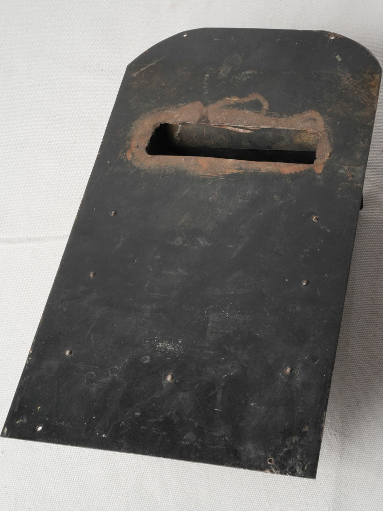 Hammered finish secure letter container  