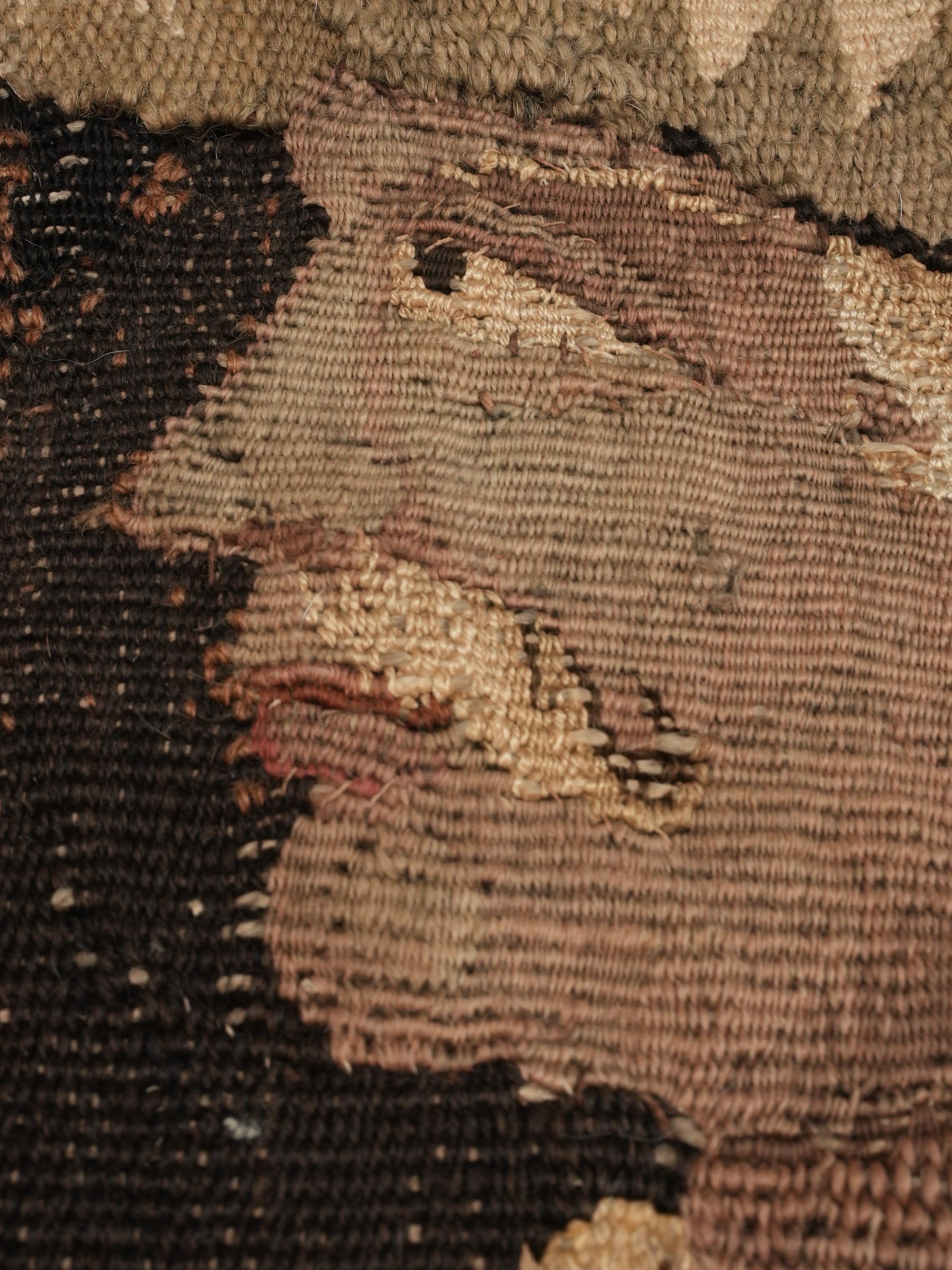 Sublime vintage Aubusson silk tapestry
