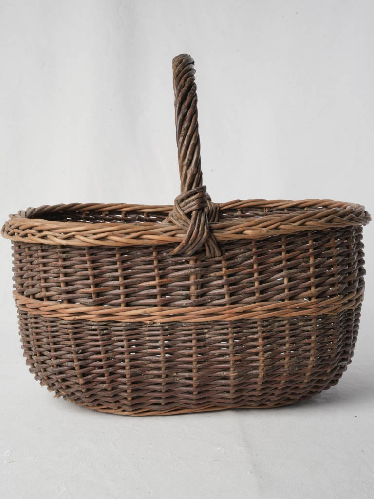 Handcrafted elegant market basket