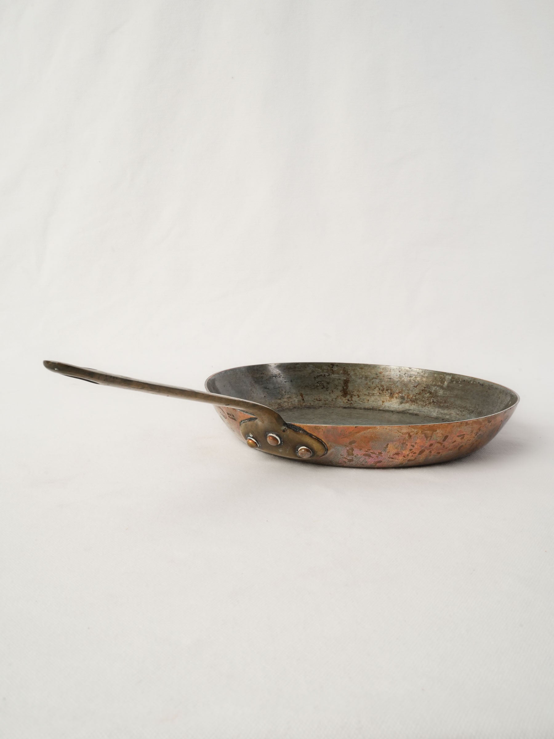 Vintage French Copper Frying Pan