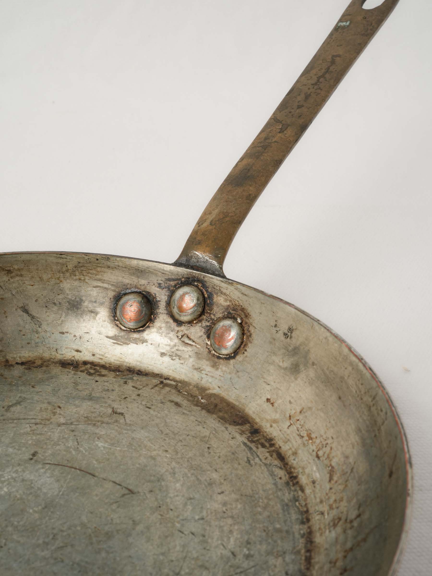 Vintage French Copper Frying Pan