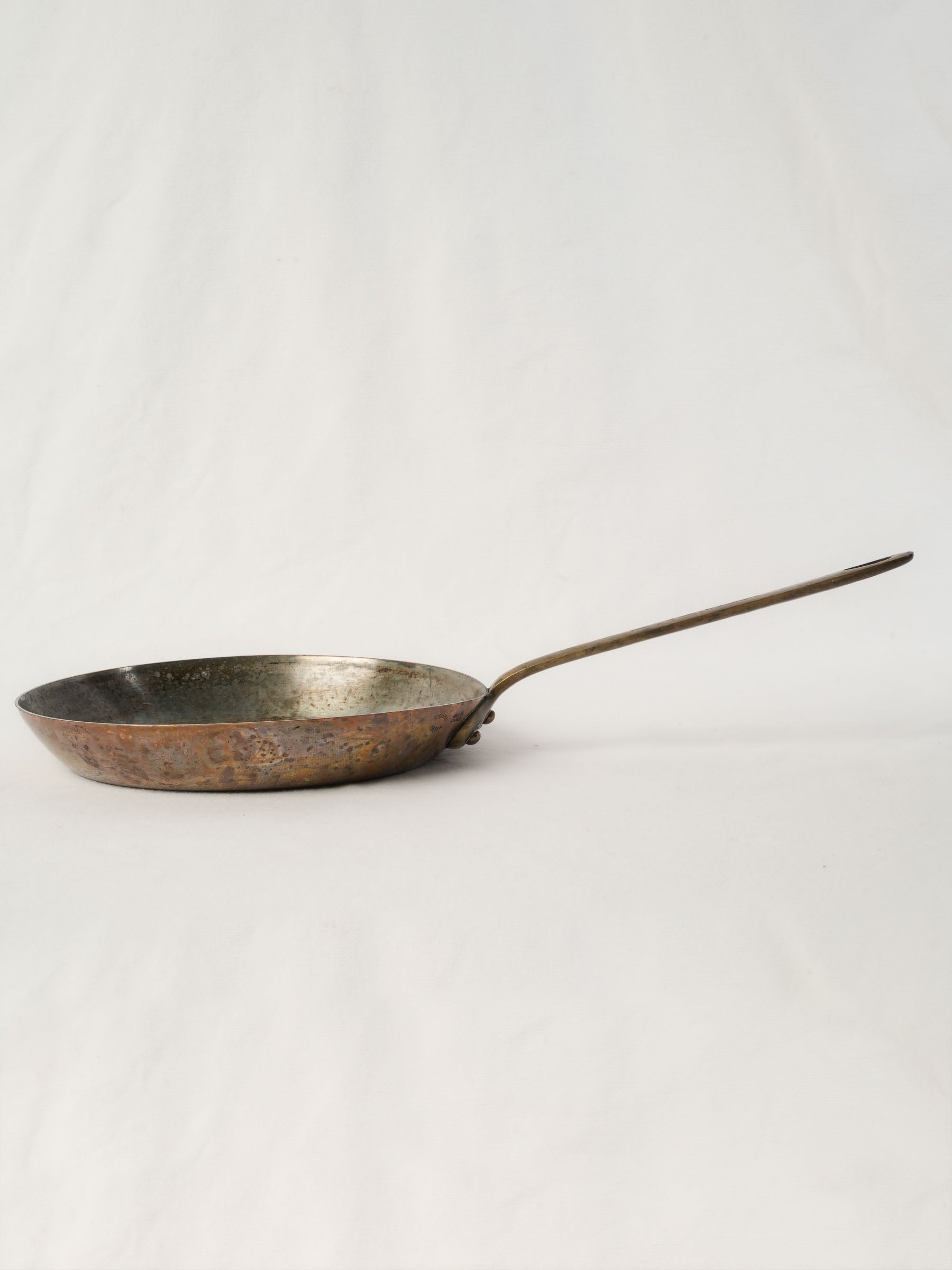 Vintage French Copper Frying Pan