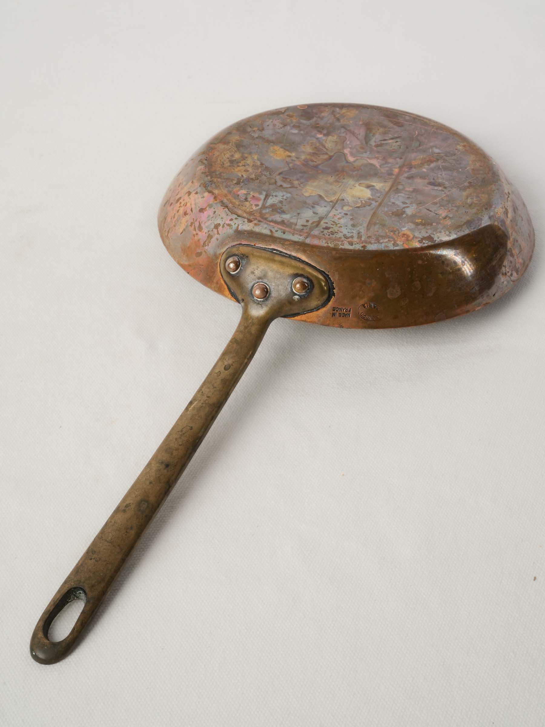 Vintage French Copper Frying Pan