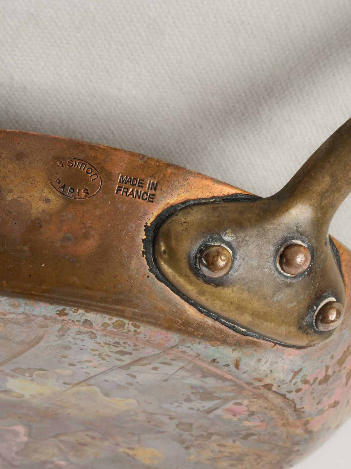 Vintage French Copper Frying Pan