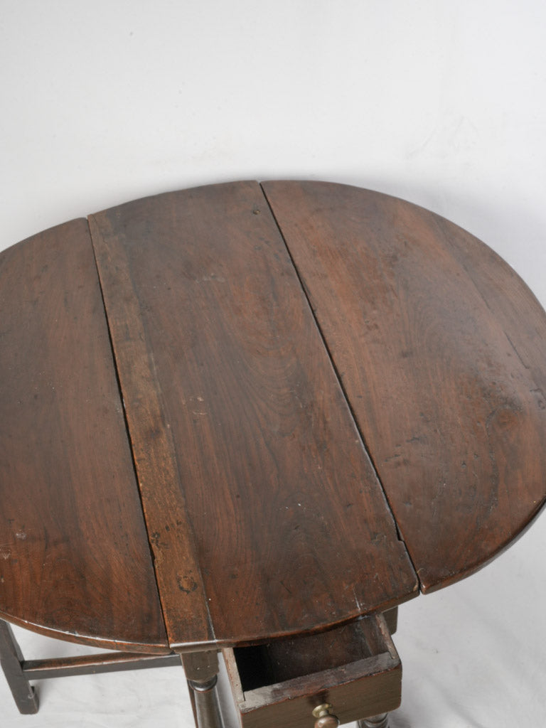 Historic three-board tabletop table