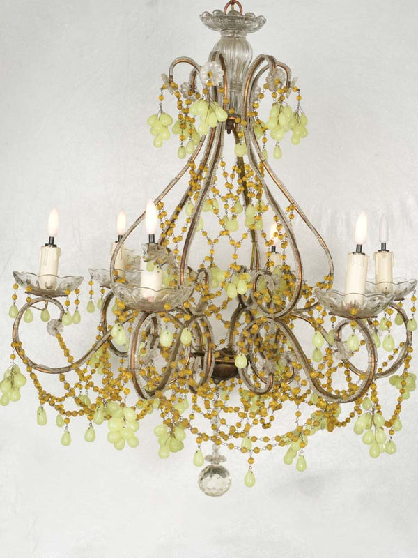 Antique citrus auraline chandelier