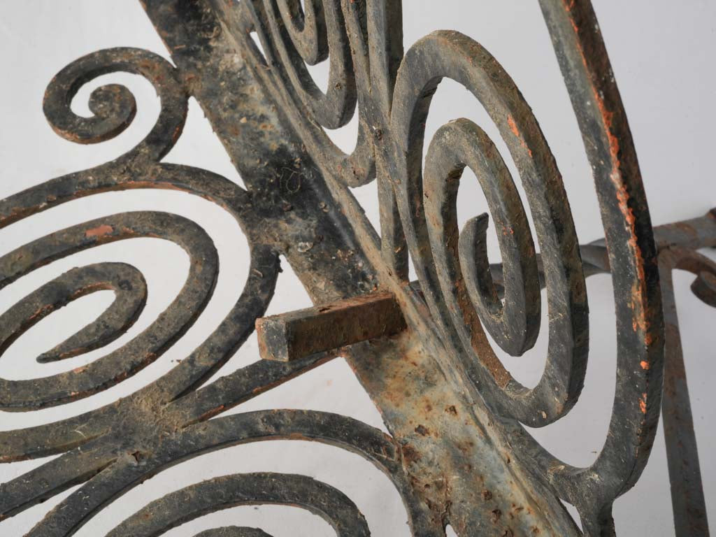 Authentic weathered finish iron bracket