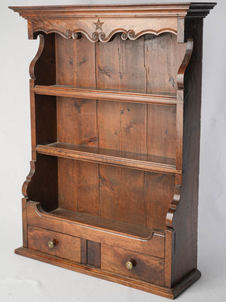 Vintage rustic wooden cabinet