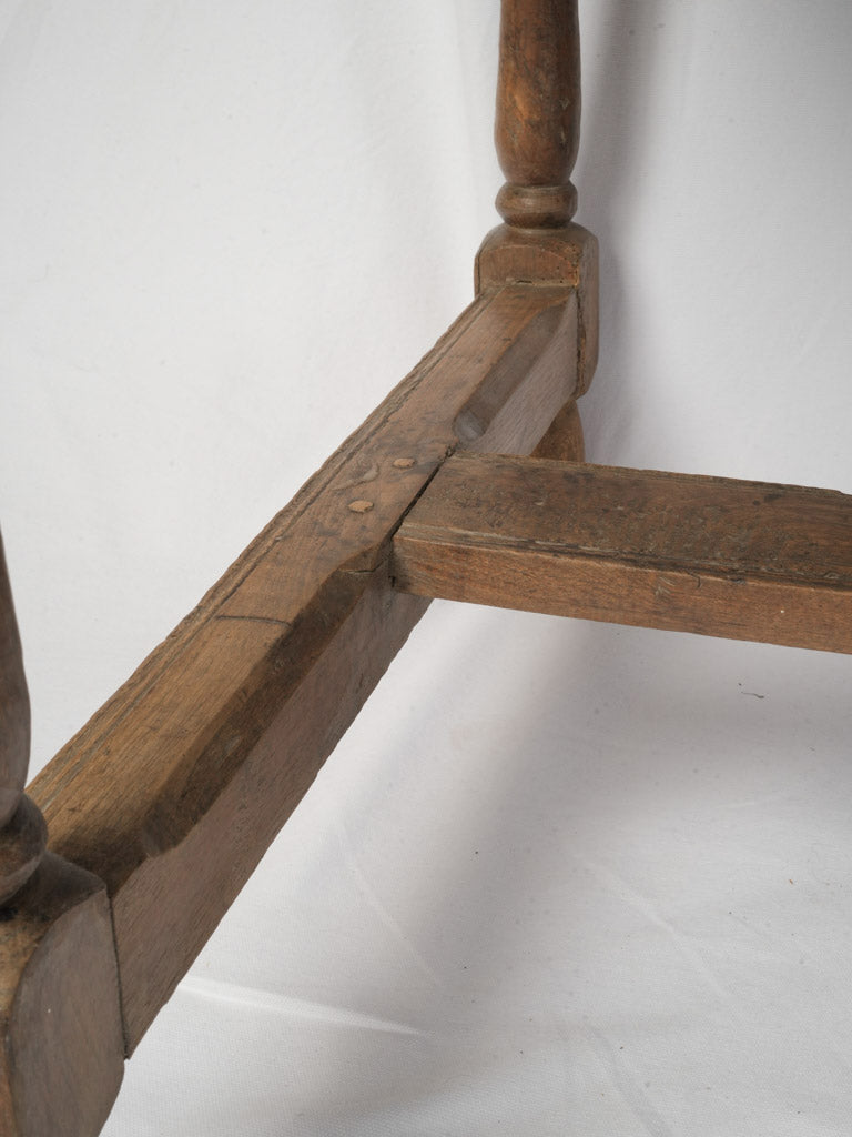 Character-rich walnut dining furniture  