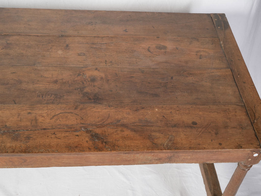 Solid walnut farmhouse kitchen table  