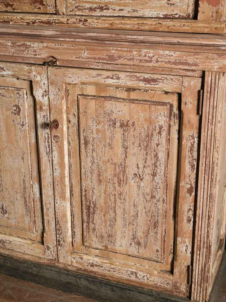 Serene timeworn neoclassical vitrine  