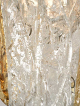 Classic clear-yellow Murano statement chandelier