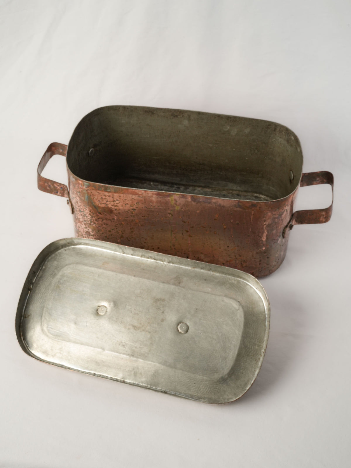 Large French Copper Daubière