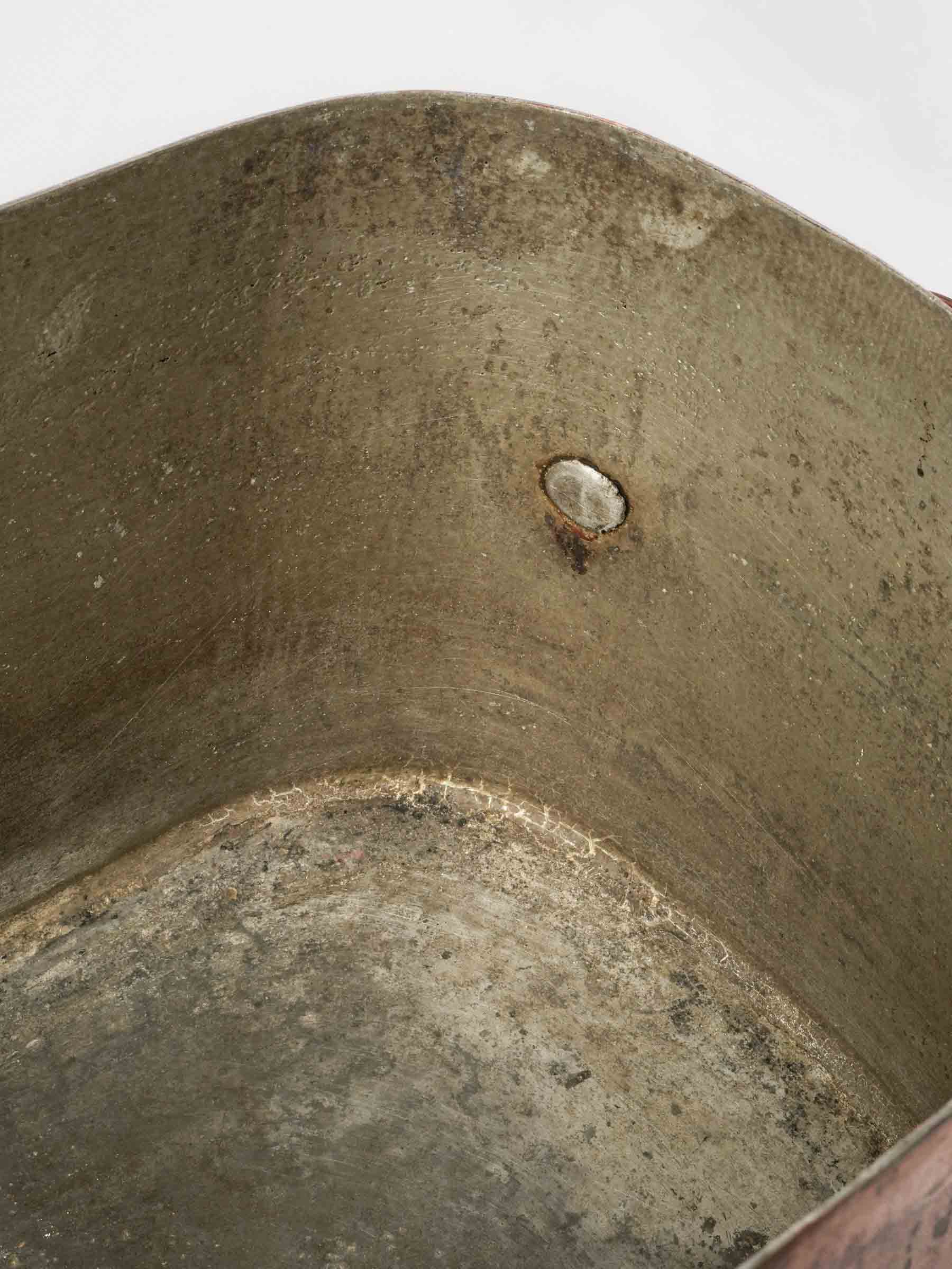Large French Copper Daubière