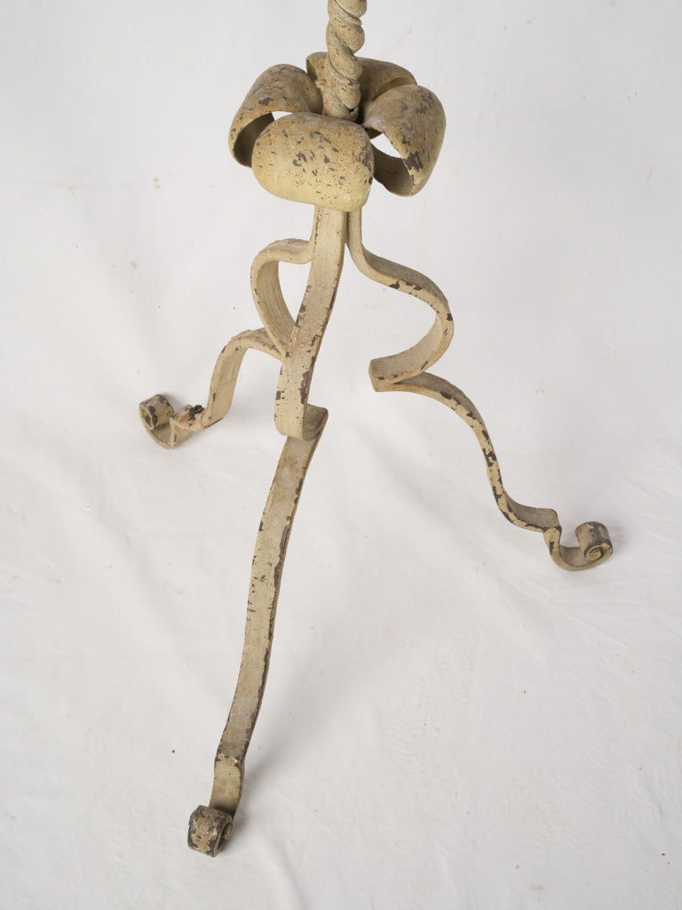 Late 19th-Century Wrought-Iron Five-Light Floor Candelabrum - 74¾"