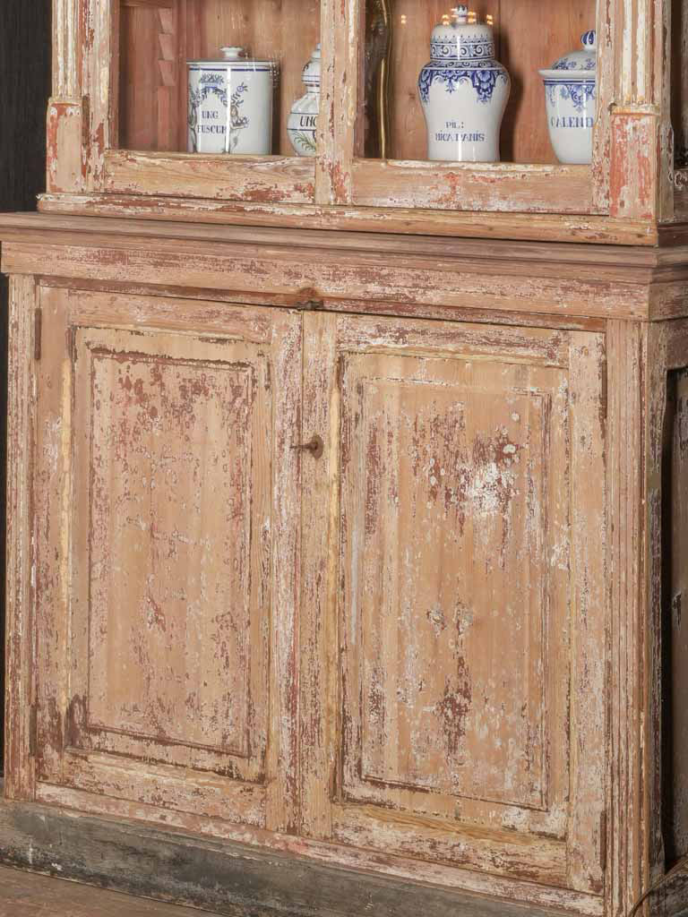 Weathered paint French storage cupboard  
