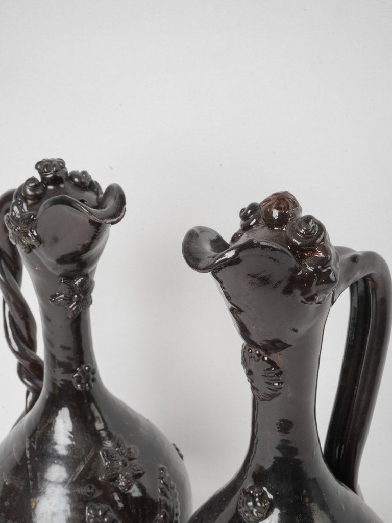 Finely crafted ceramic demoiselles  