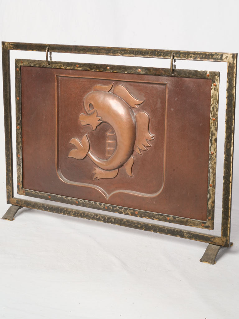 Handcrafted vintage fireplace screen  