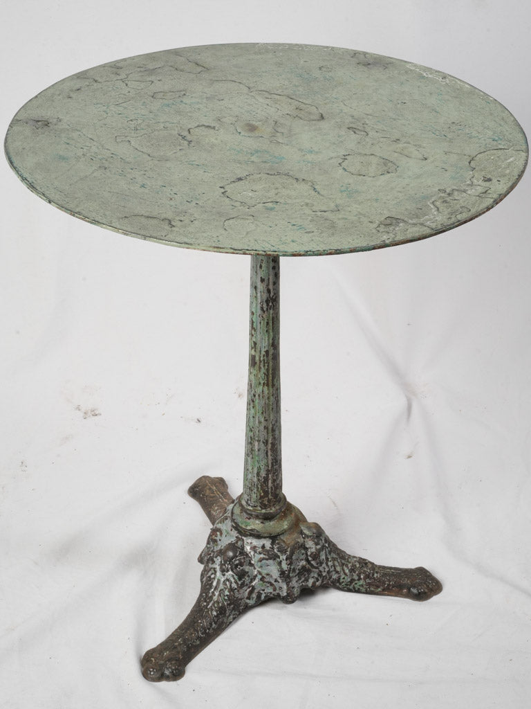 Antique French garden guéridon table  
