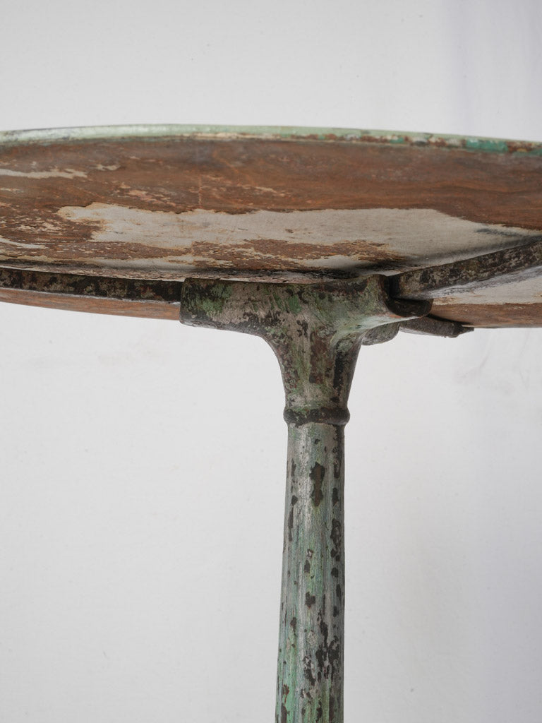 Ornate foliate relief garden table  