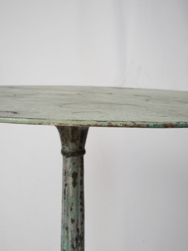 Elegant wrought-iron garden table  
