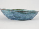 Turquoise ceramic bowl / vide poche 8¼"