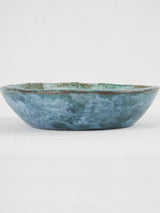 Turquoise ceramic bowl / vide poche 8¼"