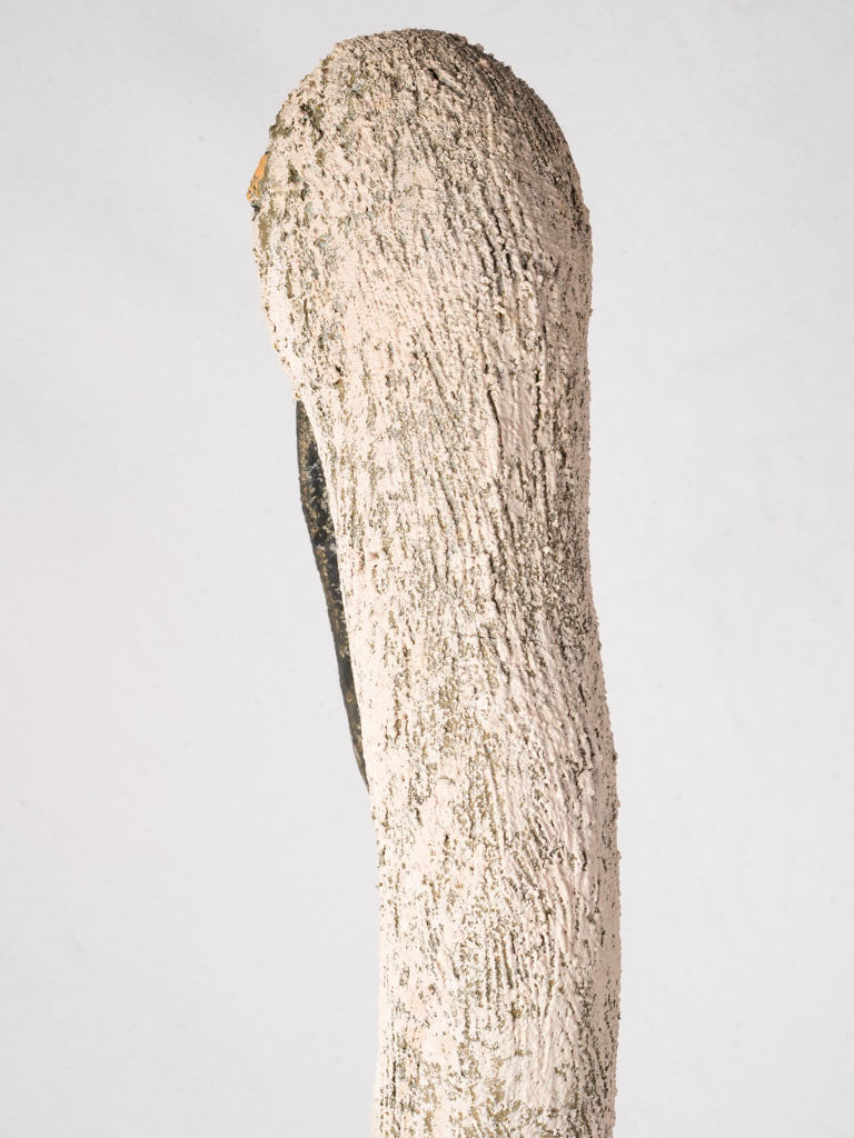 Painted Concrete Flamingo Garden Sculpture