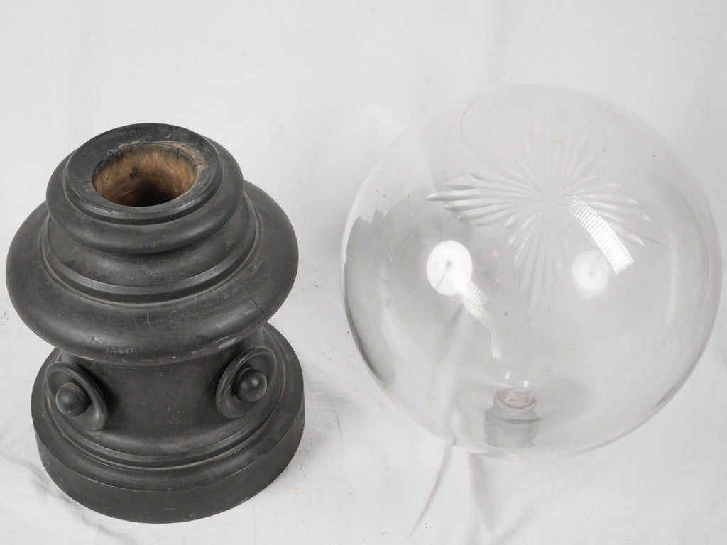 Chemist’s window display artisan globes