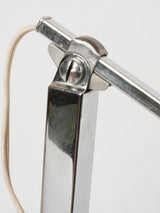 Vintage chrome reading lamp w/ stone base - 1930s