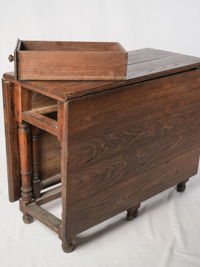 Time-worn surface console table