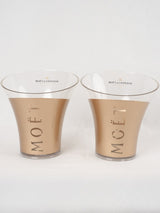 Pair of Moët Chandon ice buckets